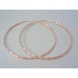 Pozlátené dámske strieborné naušnice DAS316 925/1000 3,16 g