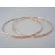 Pozlátené dámske strieborné naušnice DAS316 925/1000 3,16 g