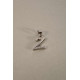 Strieborný prívesok písmenko Z zirkóny VIS097 925/1000 0,97g