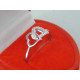 Strieborný dámsky prsteň so srdiečkami VPS55140 925/1000 1,40g