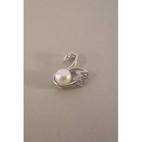 Strieborný dámsky prívesok perla VIS395 925/1000 3,95g