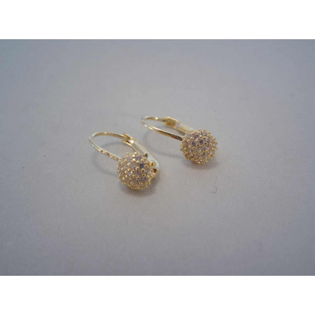 Zlaté dámske náušnice žlté zlato VA146Z 14 karátov 585/1000 1,46g