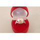 Strieborný dámsky prsteň perla VPS62437 925/1000 4,37g