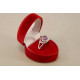 Strieborný dámsky prsteň s kameňom ametyst VPS58409 925/1000 4,09g