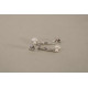 Strieborné dámske náušnice zirkóny, perly VAS215 925/1000 2,15g