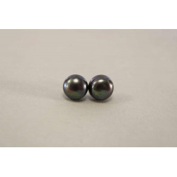 Strieborné dámske napichovacie náušnice s perlami VAS327 925/1000 3,27g