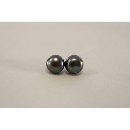 Strieborné dámske napichovacie náušnice s perlami VAS327 925/1000 3,27g