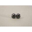 Strieborné dámske napichovacie náušnice s perlami VAS327 925/1000 3,27g