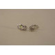 Strieborné dámske náušnice s kameňom prírodný olivín VAS317 925/1000 3,17g