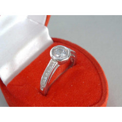 Strieborný dámsky prsteň zirkón DPS54293 925/1000 2,93g