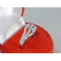 Strieborný dámsky prsteň so zirkónmi DPS54360 925/1000 3,60g