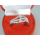 Strieborný dámsky prsteň so zirkónmi DPS54360 925/1000 3,60g