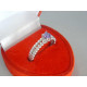 Strieborný dámsky prsteň farebný zirkón DPS51211 925/1000 2,11g
