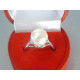 Strieborný dámsky prsteň s perlou DPS52263 925/1000 2,63g
