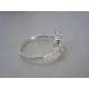 Strieborný dámsky prsteň so zirkónmi DPS52218 925/1000 2,18g