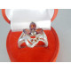 Strieborný dámsky prsteň farebné zirkóny DPS54457 925/1000 4,57 g