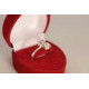 Strieborný dámsky prsteň so zirkónmi DPS50188 925/1000 1,88g