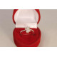 Strieborný dámsky prsteň so zirkónmi DPS50188 925/1000 1,88g