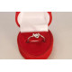 Strieborný dámsky prsteň zirkón DPS49112 925/1000 1,12g