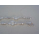 Zaujímavý dámsky strieborný náramok s bielym opálom DNS20937 925/1000 9,37 g
