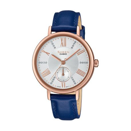 Dámske hodinky CASIO SHE 3066PGL-7A SHEEN Swarovski