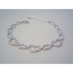 Dámsky strieborný náramok zirkóny VN175783 925/1000 7,83g