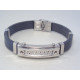 Oceľový pánsky náramok oceľ koža VNO2152480 316/L 24,80 g