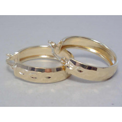 Zlaté dámske náušnice žlté zlato DA243Z 14 karátov 585/1000 2,43g