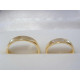 Pozlatené strieborné obrúčky zirkóny VPS53326 925/1000 3,26g
