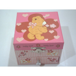 Detská hracia šperkovnica TEDDY BEAR D1348