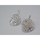 Dámske ródiované strieborné naušnice kamienky swarovski VAS305 925/1000 3,05 g