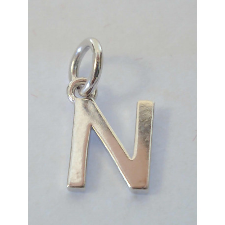 Strieborný prívesok písmenko N VIS030 925/1000 0,30 g
