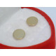Zlaté dámske napichovacie náušnice žlté zlato DA078Z 14 karátov 585/1000 0,78g