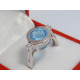 Dámsky strieborný prsteň ródium zirkón DPS55397 925/1000 3,97 g