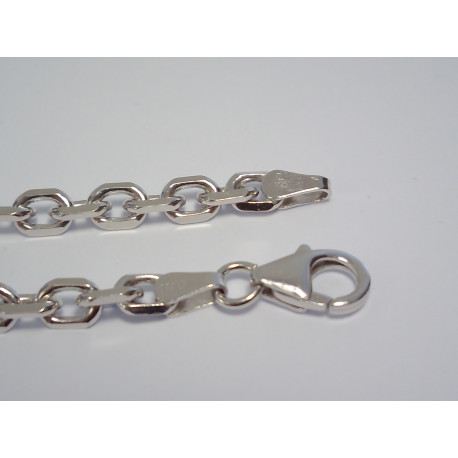 Strieborná ródiovaná retiazka UNISEX ručný vzor DRS501865 925/1000 18,65 g