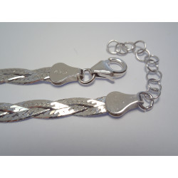 Ródiovaná dámska strieborná retiazka SNAKE DRS45843 925/1000 8,43 g