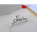 Strieborný  dámsky prsteň zirkón DPS52144 925/1000 1,44g