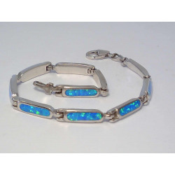 Strieborný dámsky náramok s modrým opálom VNS1951253 925/1000 12,53g