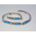 Strieborný dámsky náramok s modrým opálom VNS1951253 925/1000 12,53g