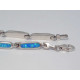 Strieborný dámsky náramok s modrým opálom VNS1951253 925/1000 12,53g