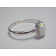 Jednoduchý dámsky strieborný prsteň opál,zirkóniky VPS55133 925/1000 1,33 g