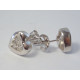 Strieborné dámske napichovacie naušnice srdiečka zirkón VAS302 925/1000 3,02 g