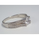 Strieborný dámsky prsteň kamienky ródium DPS55267 925/1000 2,67 g
