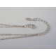 Dámska strieborná retiazka pozlátené prívesky ródium DRS395373 925/1000 3,73g