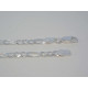 Strieborná pánska retiazka vzor figaro DRS45709 925/1000 7,09g