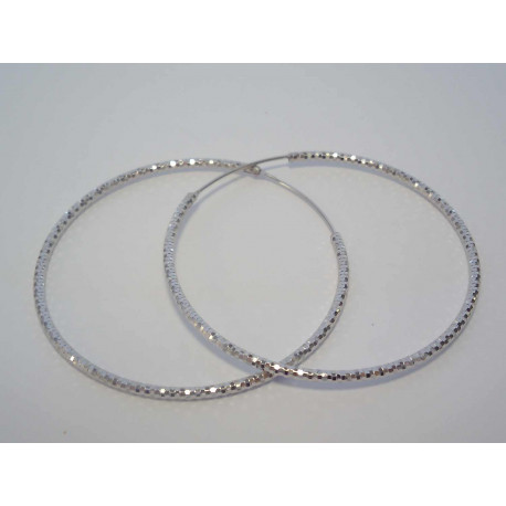 Strieborné dámske náušnice kruhy DAS368 925/1000 3,68g