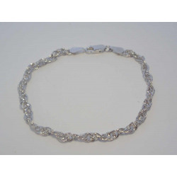 Strieborný dámsky náramok ródium DNS215580 925/1000 5,80g