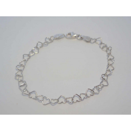 Strieborný dámsky náramok ródium DNS17225 925/1000 2,25g