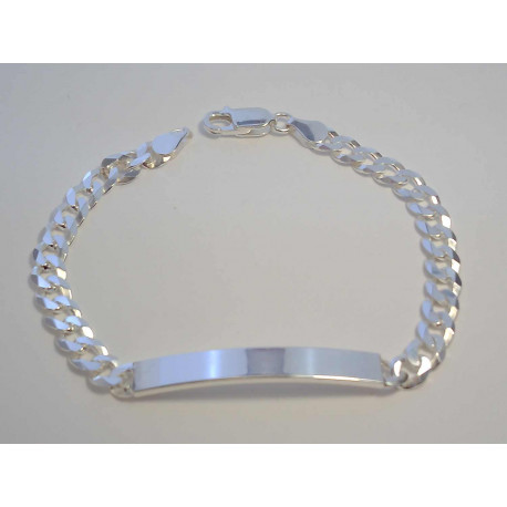 Strieborný náramok s platničkou DNS1951010 925/1000 10,10g