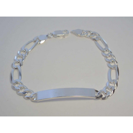 Strieborný náramok s platničkou DNS2051413 925/1000 14,13g